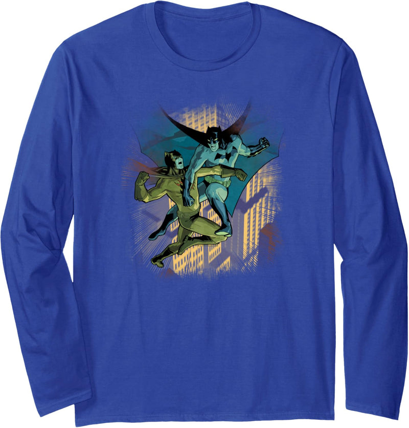 Batman vs Catman Langarmshirt