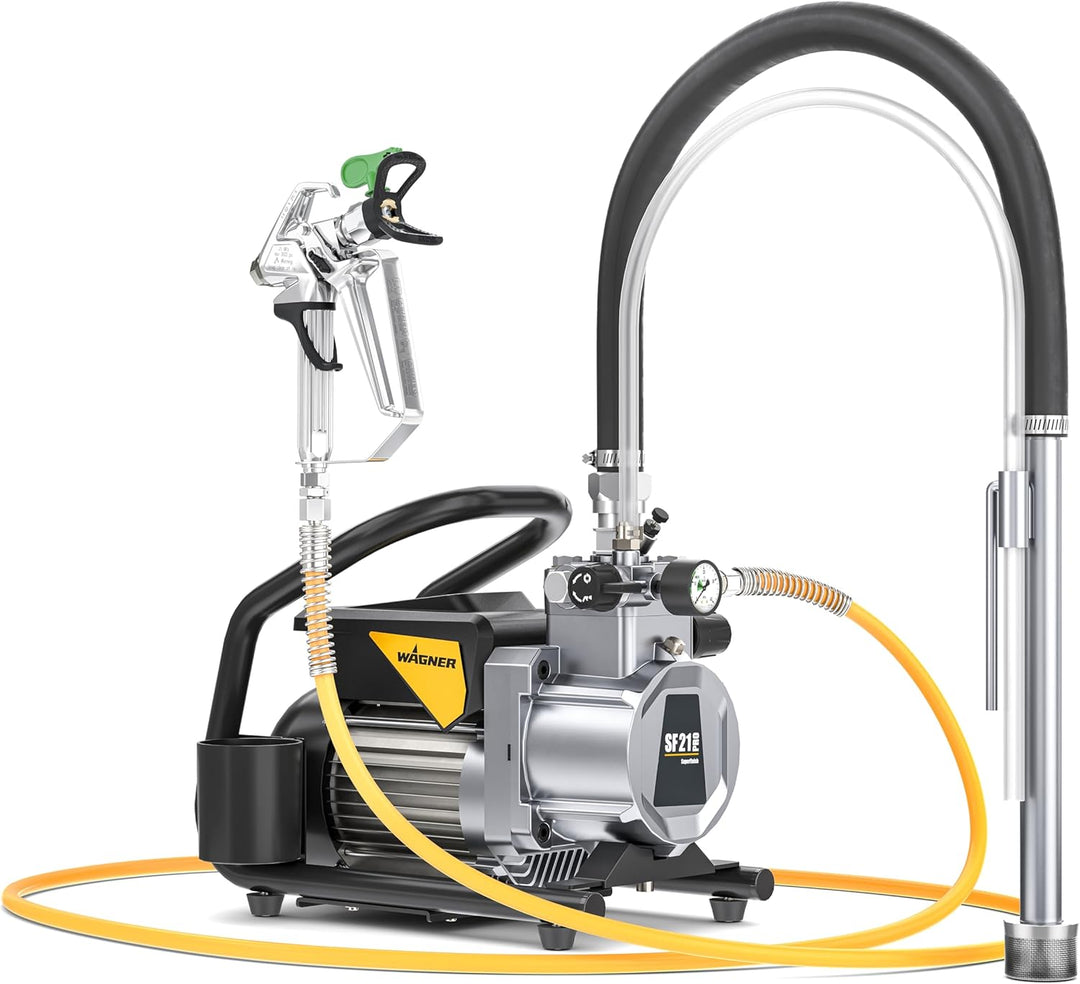 WAGNER Membranpumpe SuperFinish 21 Pro Airless HEA - für Airless-Einsteiger mit HEA-Technologie, Max