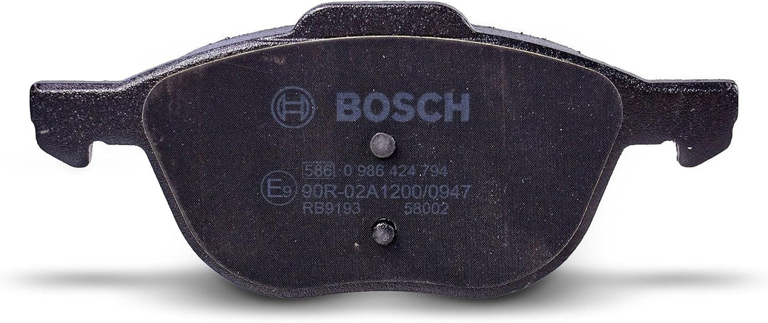 Bosch BP935 Bremsbeläge - Vorderachse - ECE-R90 Zertifizierung - vier Bremsbeläge pro Set Single, Si