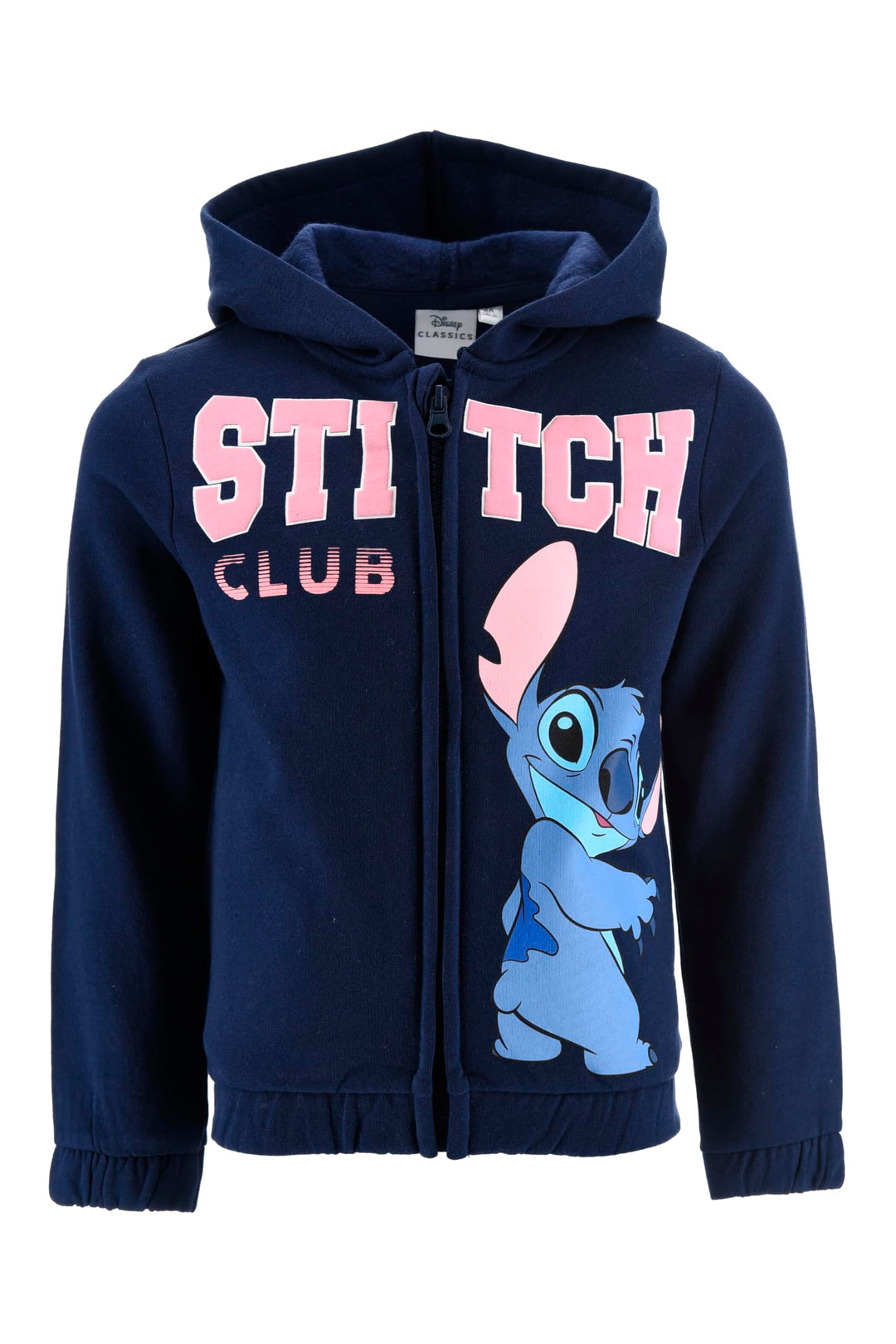 Disney Stitch Mädchen Kapuzenpullover, Pullover mit Reissverschluss, Geschenk für Mädchen, Grössen 3