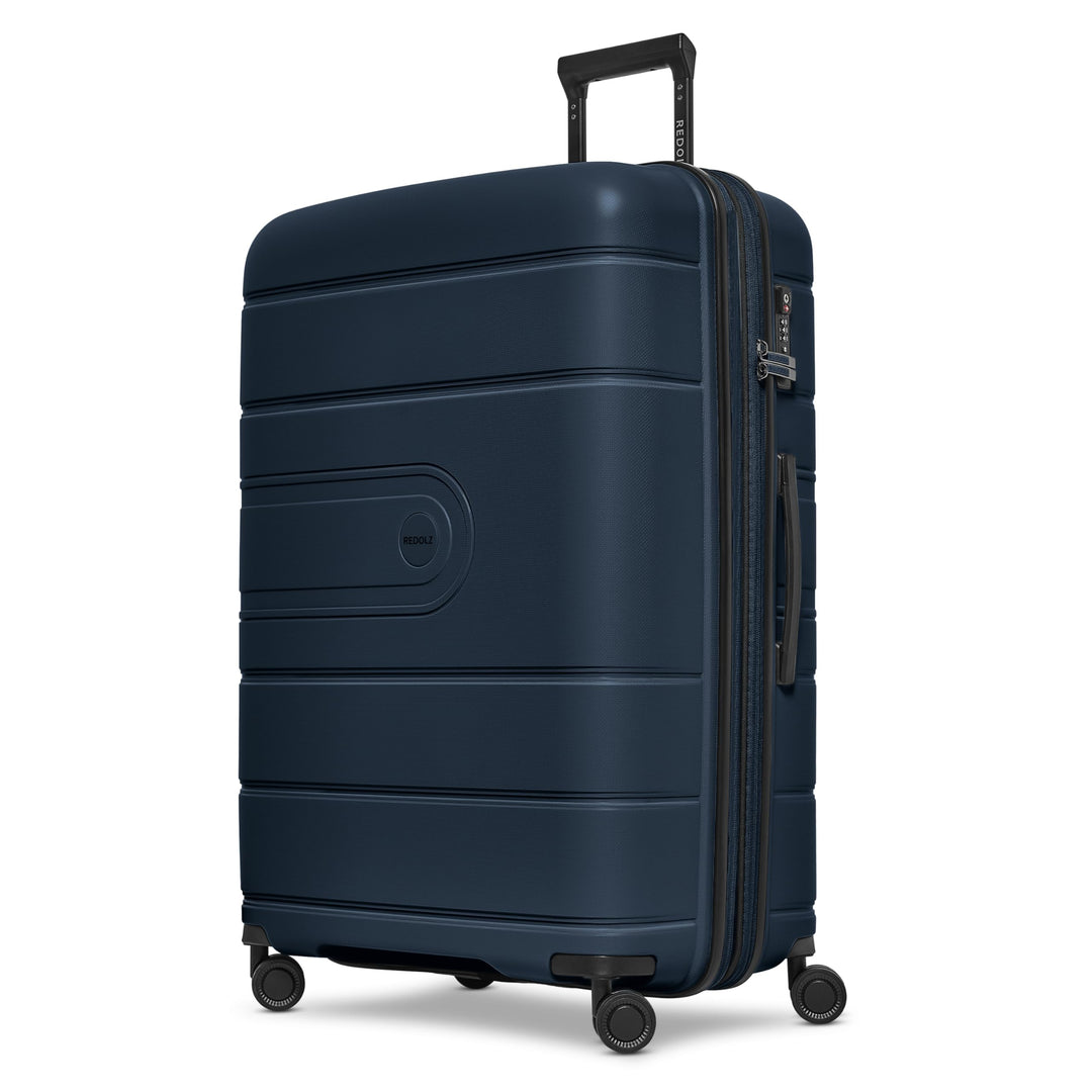 REDOLZ Hartschalen Check-in Koffer | Grosser XL Trolley 51 x 32 x 76 cm mit Dehnfalte aus hochwertig