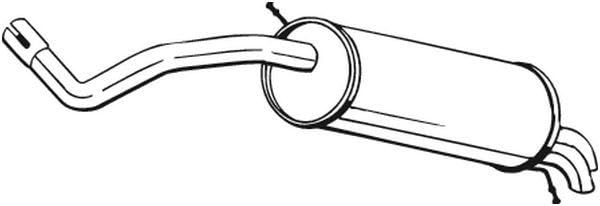 Bosal 278-033 Endschalldämpfer