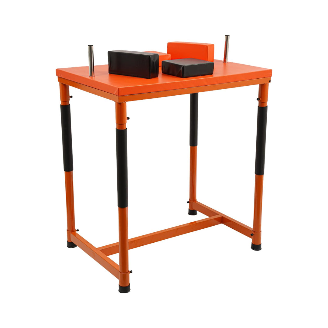 Armwrestling Tisch professionell, Armwrestling Equipment, 90x65x100 cm | Armdrück-Tisch mit EVA-Scha