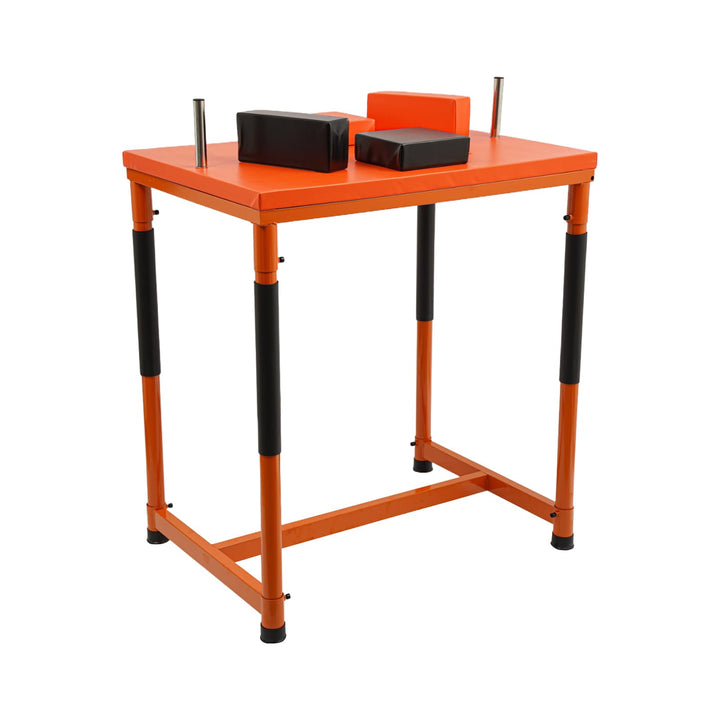 Armwrestling Tisch professionell, Armwrestling Equipment, 90x65x100 cm | Armdrück-Tisch mit EVA-Scha