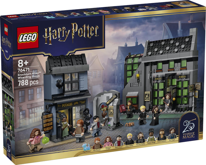 LEGO Harry Potter Zaubererläden in der Winkelgasse Spielzeug - Miniatur Modellbau mit 8 Minifiguren