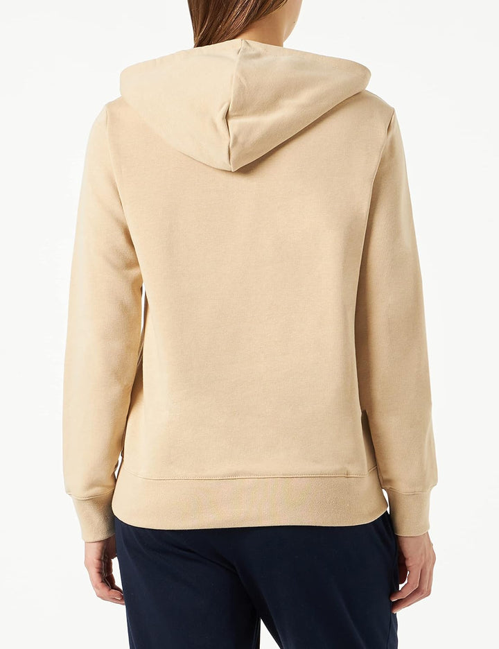 Champion Damen Legacy American Classics Powerblend Terry Small Logo Kapuzenpullover L Braun Taupe, L