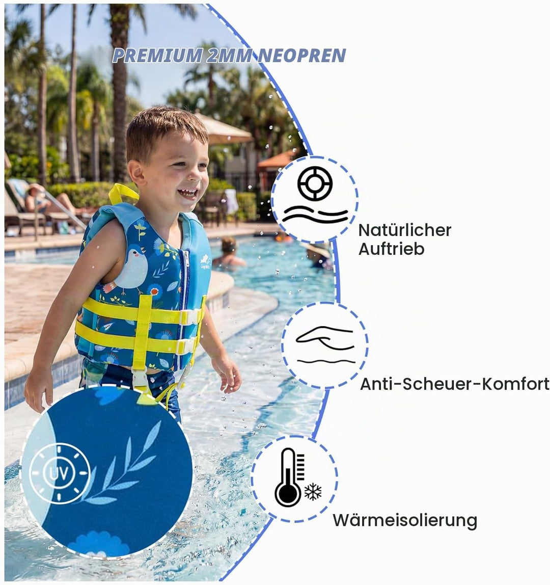 Gogokids Kinder Schwimmweste Float Jacket – Kleinkind Badeanzug Assist Bademode Schwimmtraining Auft