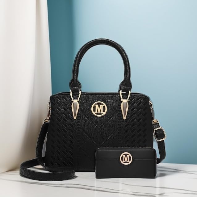 Miss Lulu Handtasche Damen, Handtasche Damen Mittelgross Tasche Damen Mittelgross Elegant Henkeltasc