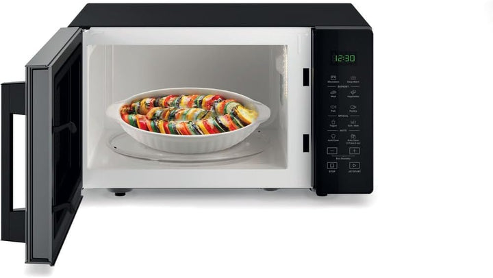 Whirlpool MWP 251 B Mikrowelle (freistehend, nur Mikrowelle, 25 l, 900 W, schwarz, 27 cm)