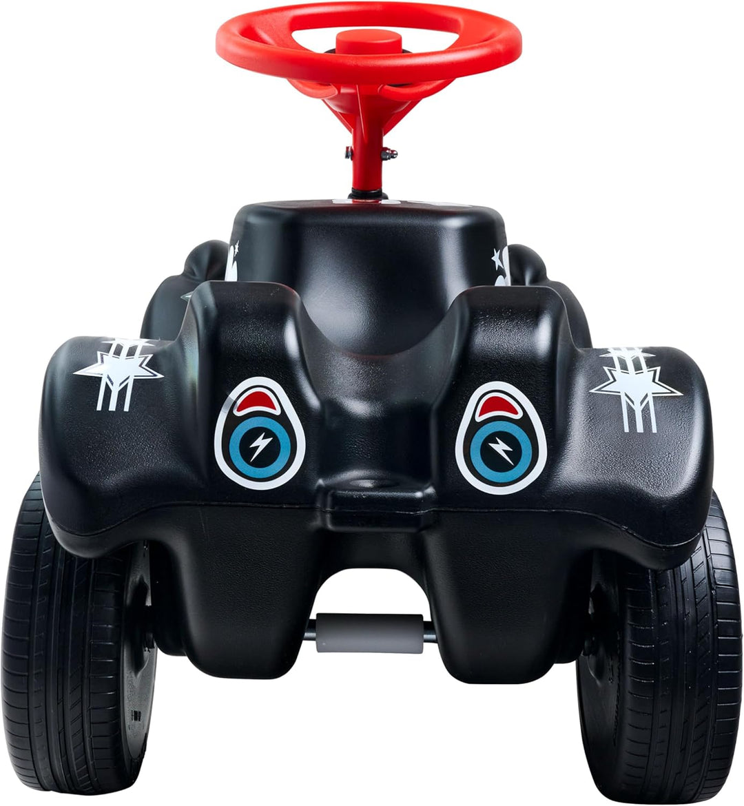 Big Bobby Car Classic Little Rocker - Rutschauto im dunklen Rock n‘ Roll-Design mit Breiten, extra l