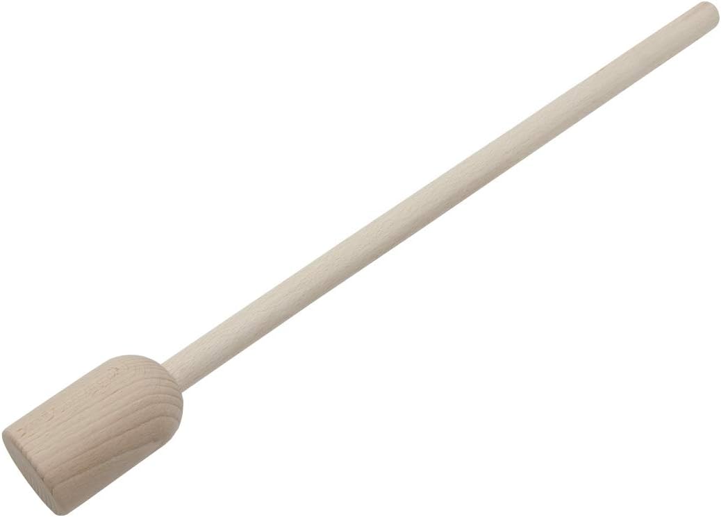 Krauthobel Set Holz Gemüsehobel 66 x 24 cm Buchenholz + Krautstampfer 60 cm