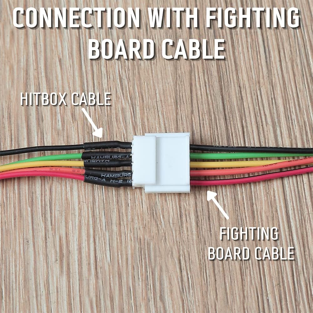 Brook Fighting Board Cable 20-Pin Joystick Harness DIY Builds mit 4-Pin Joystick Harness DIY Builds/