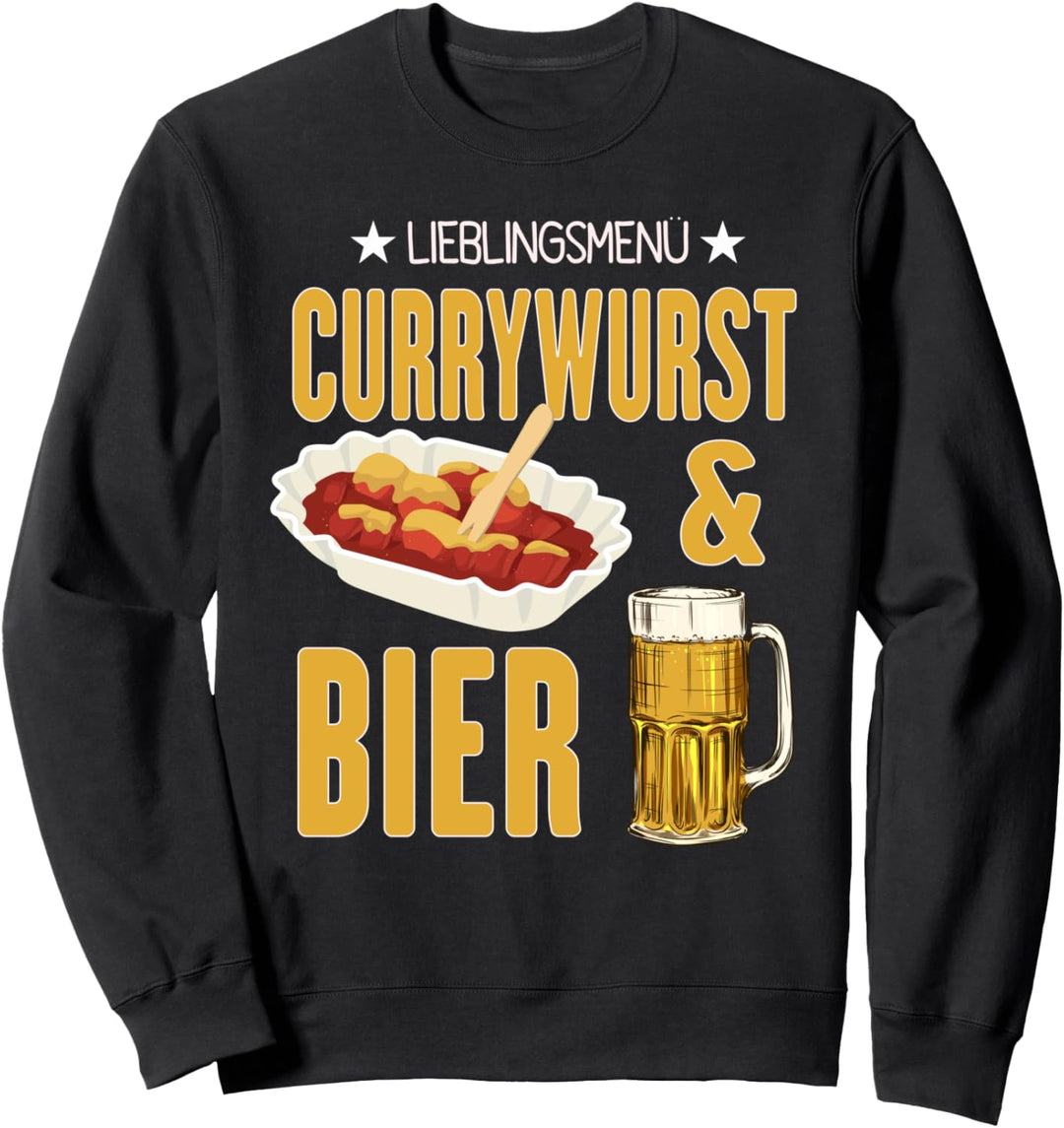 Lustiges Ruhrpott Currywurst & Bier Pott Ruhrgebiet Sweatshirt
