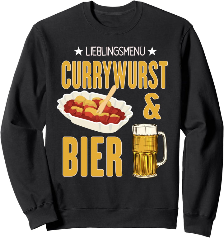 Lustiges Ruhrpott Currywurst & Bier Pott Ruhrgebiet Sweatshirt