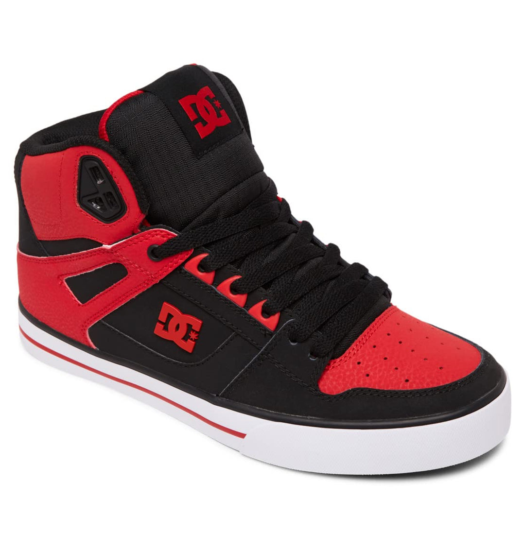 DC Shoes Herren Pure High-top Wc Sneaker 38 EU Fiery Red White Black, 38 EU Fiery Red White Black