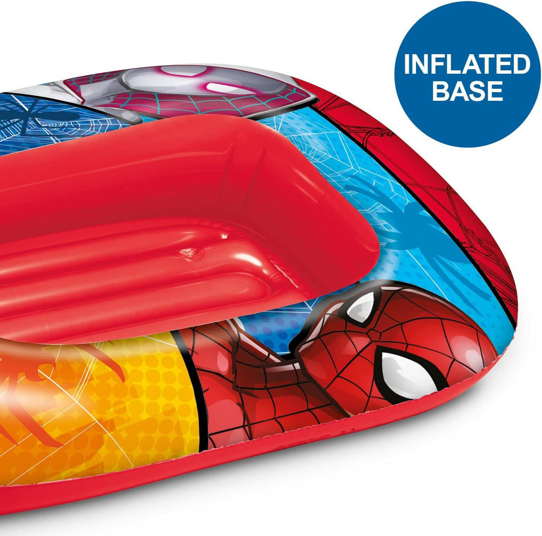 Mondo Toys - SPIDERMAN Boat INFLATED BASE- aufblasbares Schlauchboot / Schlauchboot für Kinder - Grö