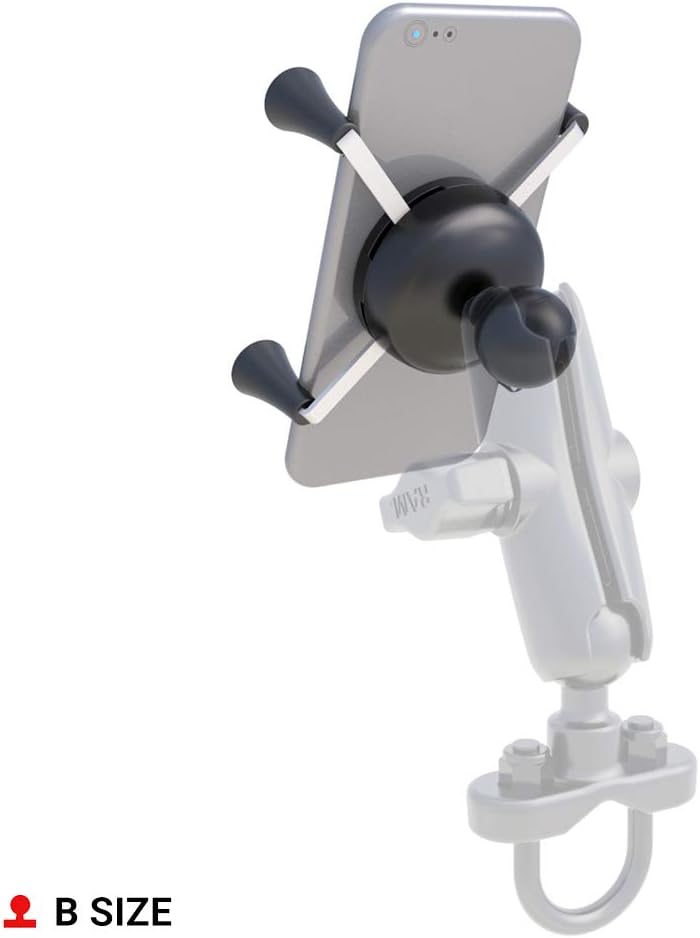 RAM Mounts Universal X-Grip Halteklammer für Smartphones mit 1-Zoll Kugel (RAM-HOL-UN7BU)