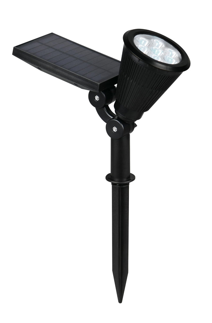 Reality Leuchten LED Solar Aussen Strahler Festival R84756232, Kunststoff Schwarz matt, inkl. 1 Watt