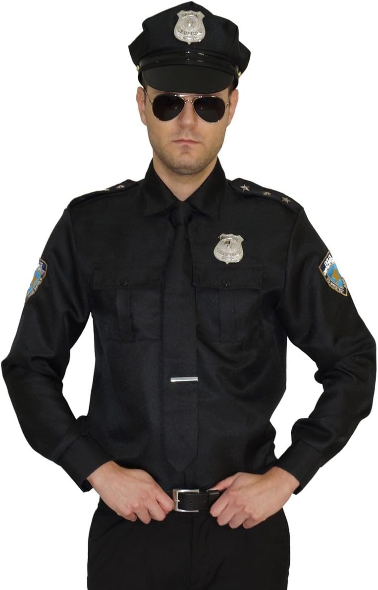 MAYLYNN 15145 - Kostüm Polizist Cop Polizei Uniform Polizistenkostüm, L