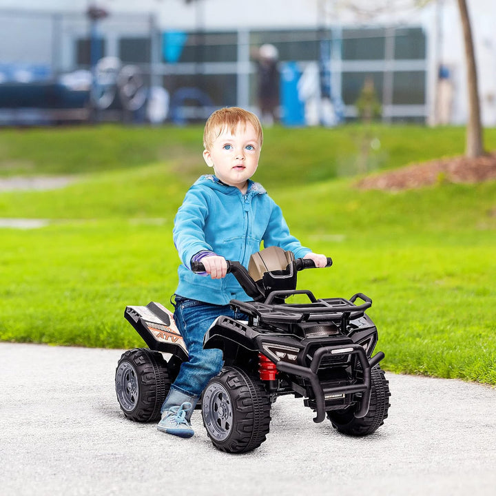 HOMCOM Kinder Quad Elektro 6V Kinderquad mit Vorwärtsfunktion, Musik, Elektro-Quad für Kinder 1,5-3