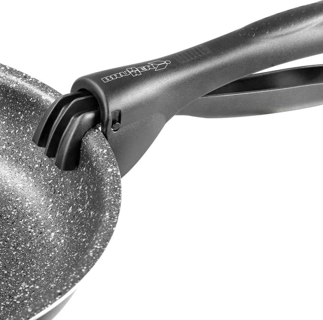 BRUNNER Alu Kochtopfset Kochgeschirr Campingtöpfe Topfset Pirate 6+1Ø18
