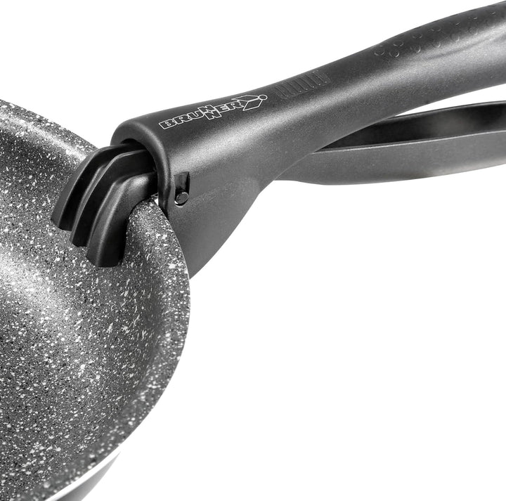 BRUNNER Alu Kochtopfset Kochgeschirr Campingtöpfe Topfset Pirate 6+1Ø18