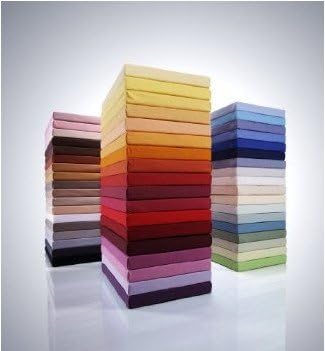 Spannbettlaken Bella Donna Jersey für Matratzen &amp; Wasserbett 140-160 x 200-220 cm in Jaffa