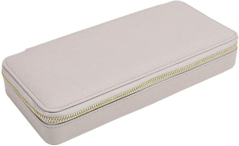 Stackers Taupe Sleek Necklace Travel Jewellery Box, Taupe