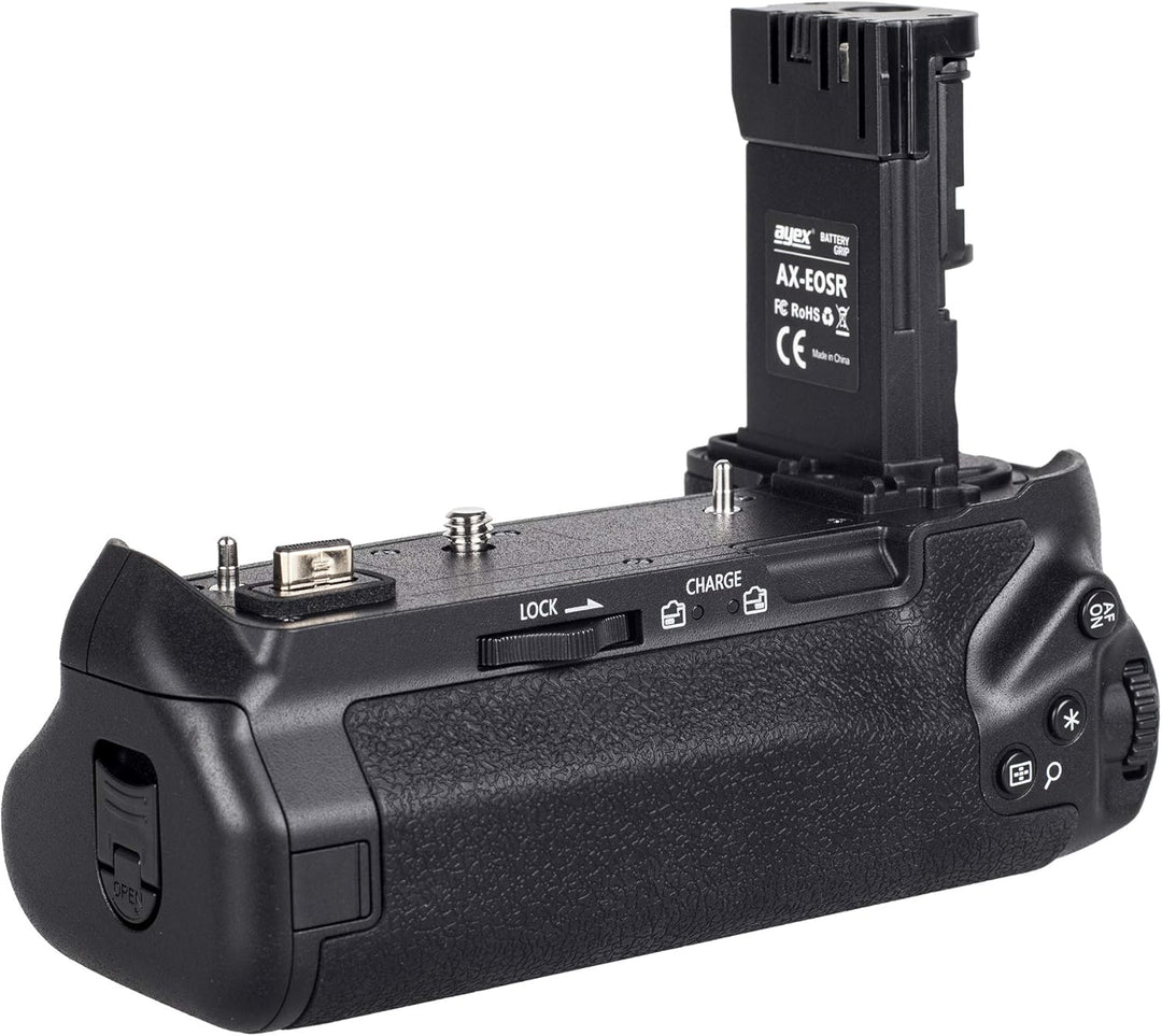 ayex Batteriegriff Kompatibel mit Canon EOS-R & EOS Ra + 2 x LP-E6N Akkus kompakter bequemer Handgri