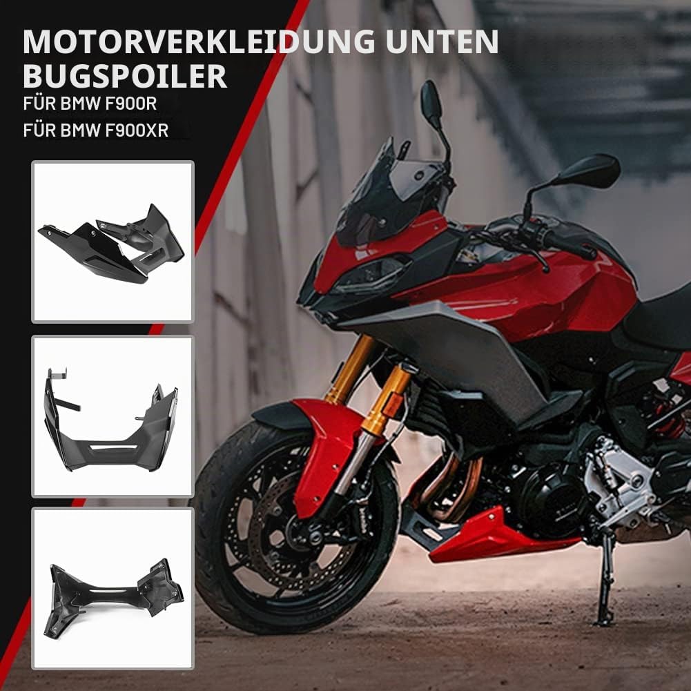 Cubierta de motocicleta Bellypan Motor Guard Chasis Bumper Protection Cover Panel Inferior Spoiler C