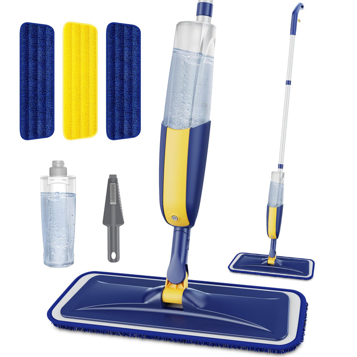 Wischer mit Sprühfunktion Sprühwischer Bodenwischer - MANGOTIME Spray Mop Floor Mop Nasswischer Wisc