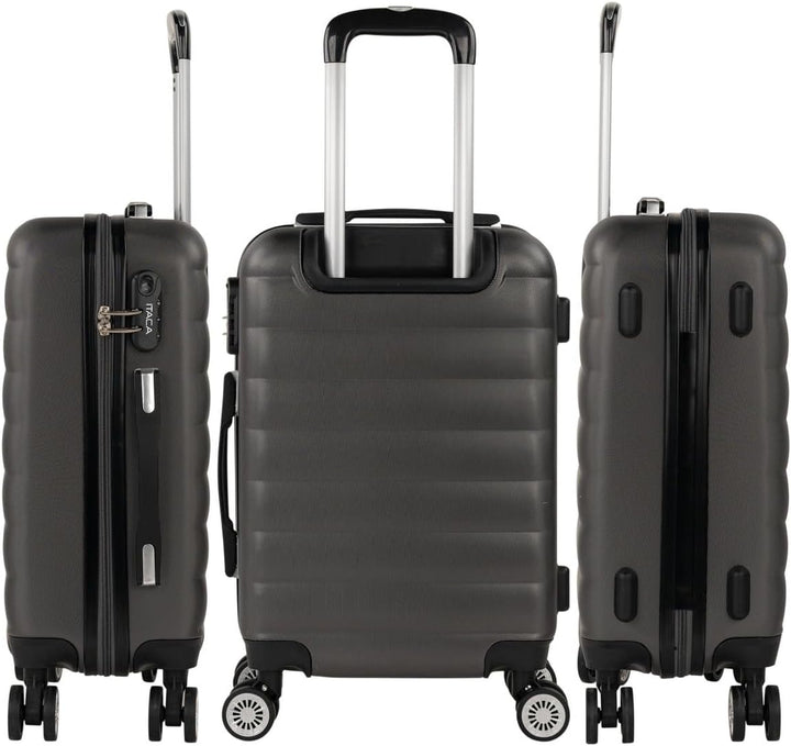 ITACA - Trolley Handgepäck Cabin Trolley Koffer Reisekoffer Hartschalenkoffer mit Zahlenschloss - Ka