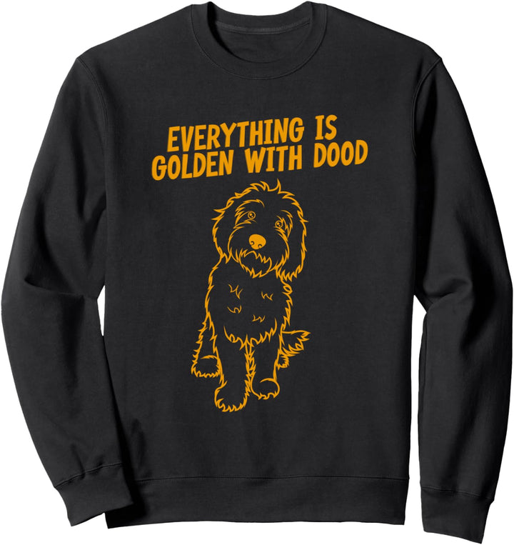 Alles ist golden mit meinem Doodle Sweatshirt
