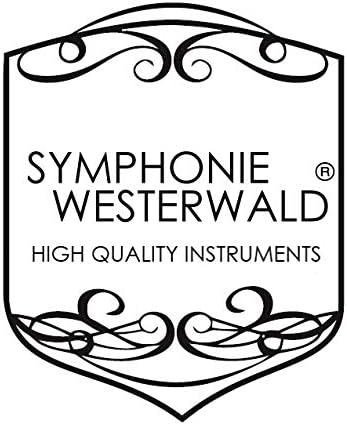 Original SYMPHONIE WESTERWALD DESIGN Sopransaxophon/Sopran Saxophon, Gold/Silber, inkl. Luxus-Hartsc