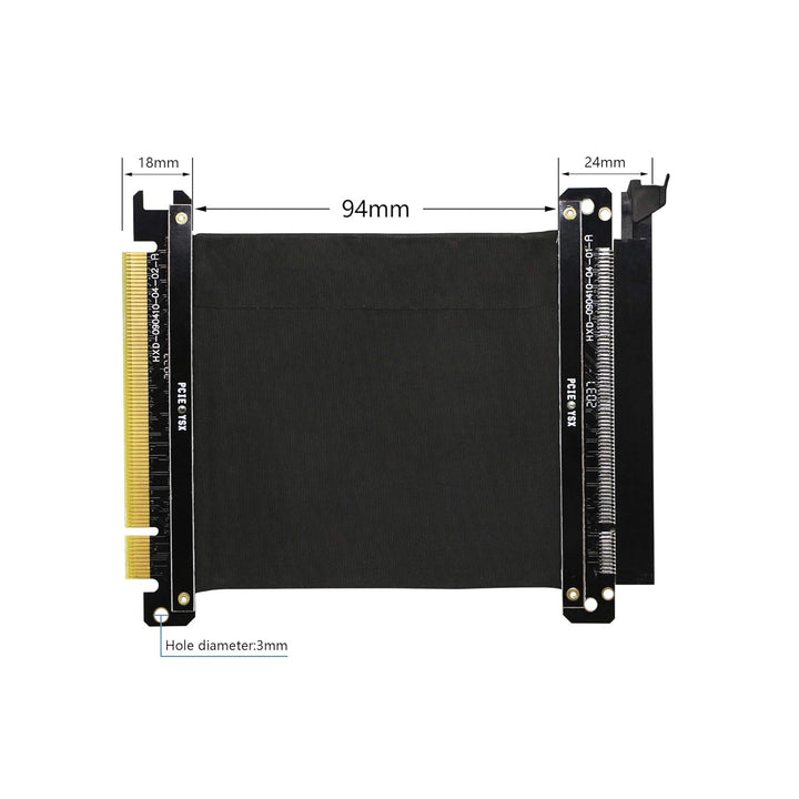 SinLoon PCI-E Express X16 Riser Extend Card PCIE 3.0 Cable Card Extension Port Adapter High Speed Ri