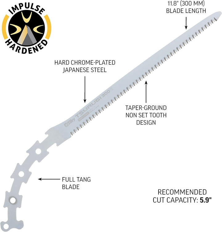 Silky Handsägeblatt Tsurugi 300 mm mittelzahn 453-30 300 mm, Medium Teeth, 300 mm, Medium Teeth