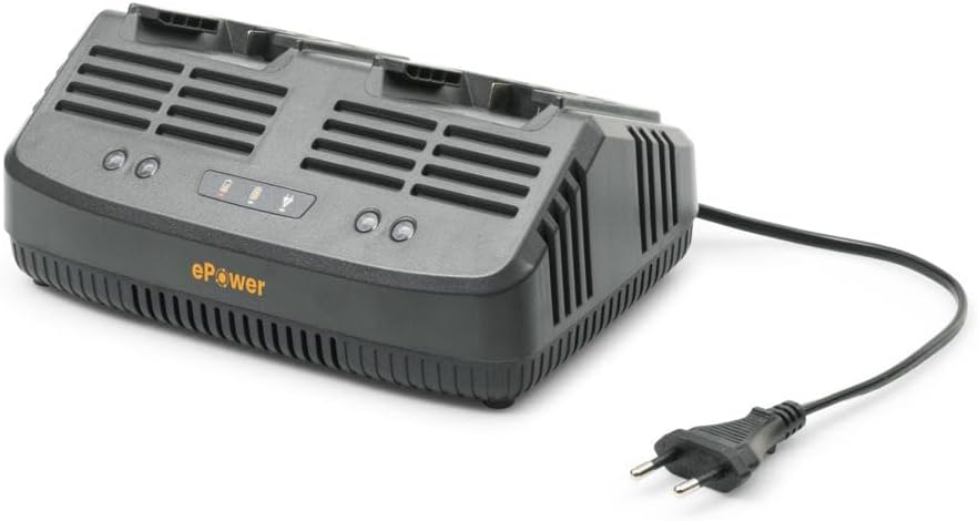 Alpina STIGA Doppelstandard-Ladegerät C 215 D 20 V, Ladestrom 2 Ah, Eurostecker