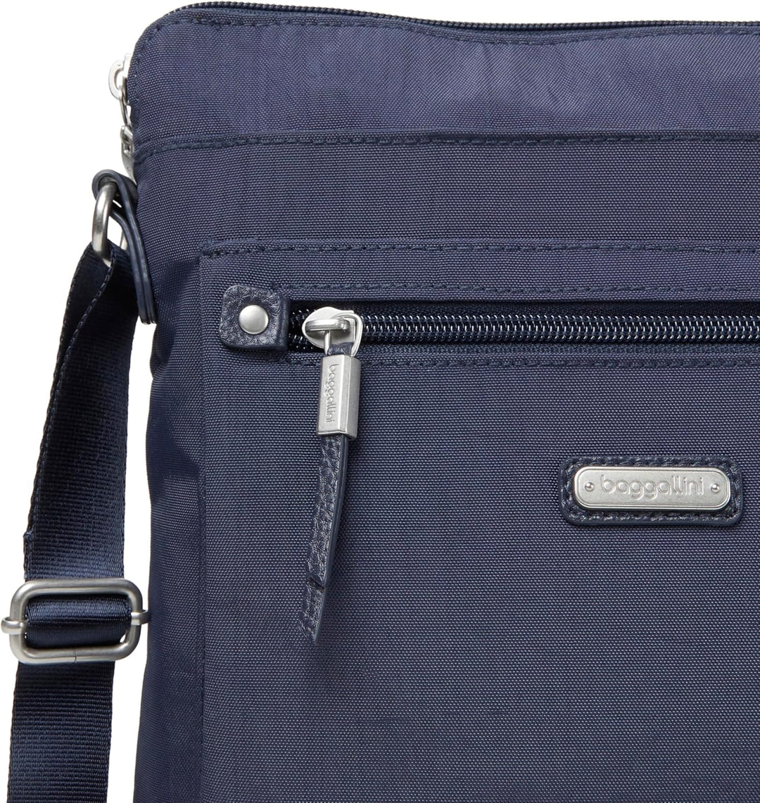 Baggallini Damen with Phone Wristlet Go Bagg mit RFID-Handy-Armband French Navy, French Navy