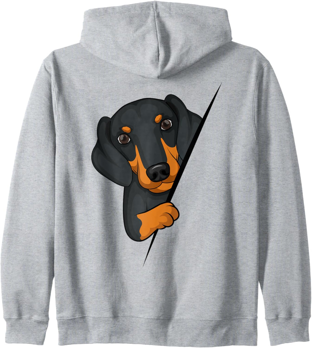 Dackel Dachshund Teckel Kinder Damen Kapuzenjacke