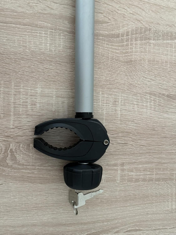 Rahmenhalter für Heck-Träger – Aluminium, Haltearm für 3. Fahrrad, Rahmenhalter Rohr-Länge 45 cm, fü
