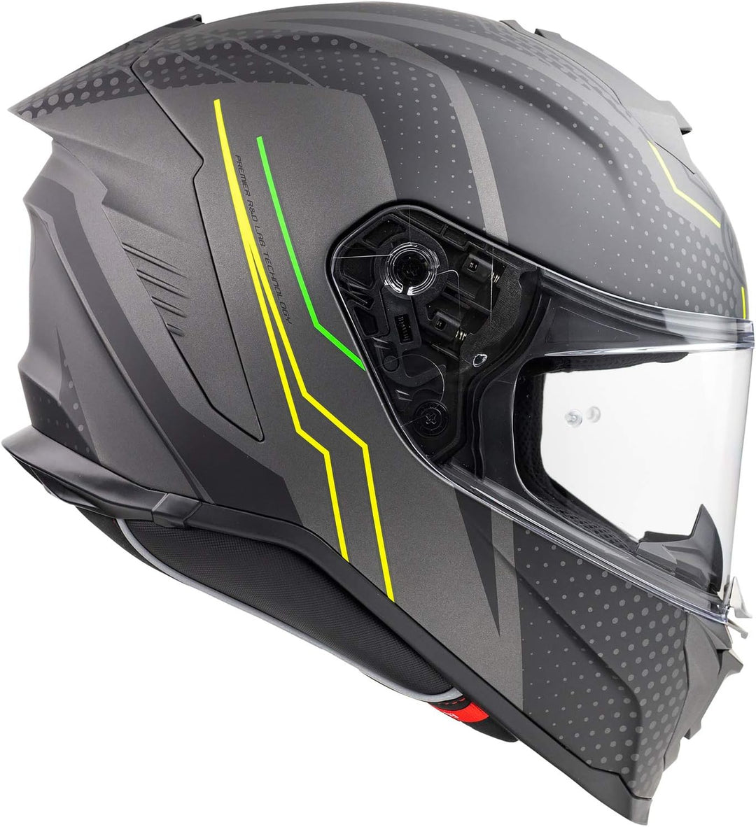 Premier Unisex Hyper Bp6 Bm Helmet XL (61) SCHWARZ / GELB / GRÜN, XL (61) SCHWARZ / GELB / GRÜN