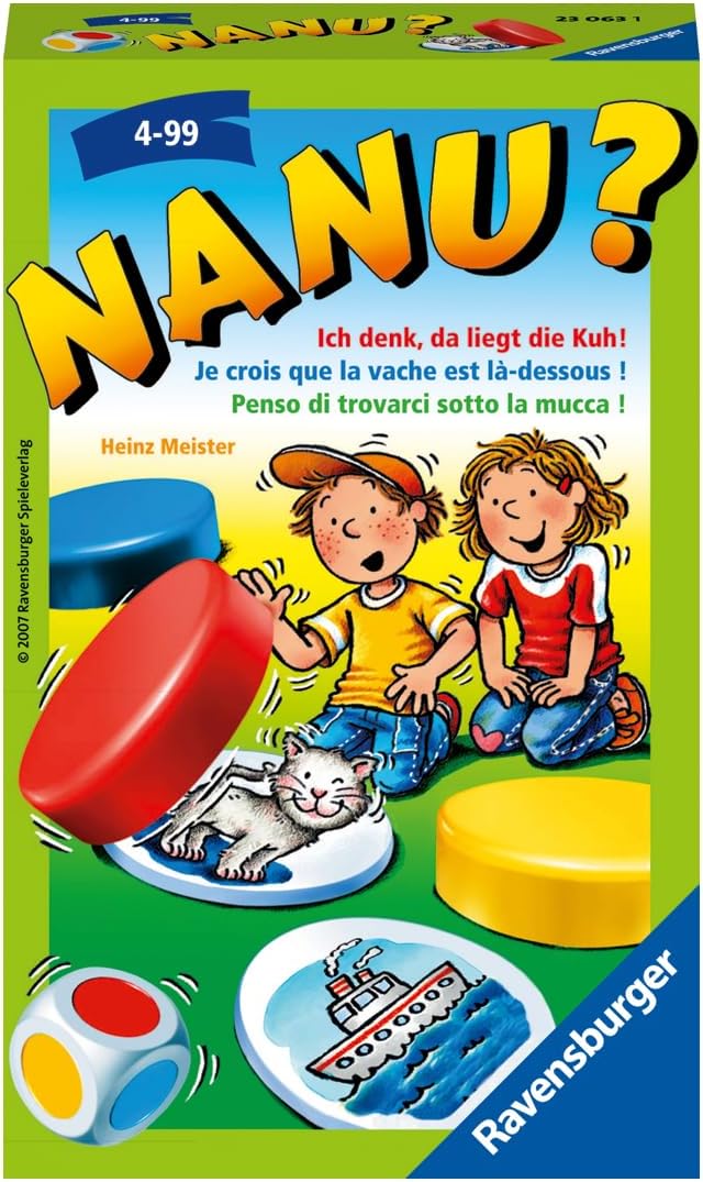Ravensburger 23119 - Max Mümmelmann, Mitbringspiel für 2-4 Spieler & 23063 - Nanu? Mitbringspiel für