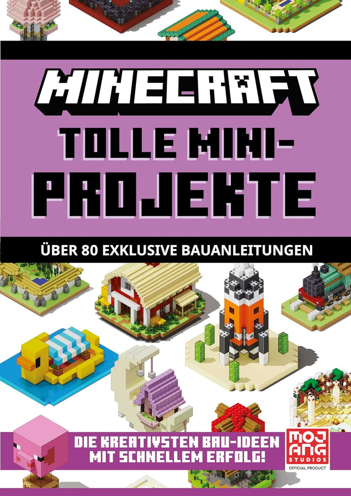 Minecraft Tolle Mini-Projekte (Schuber): Praktischer Schuber mit über 80 kleinen Bau-Projekten im Mi
