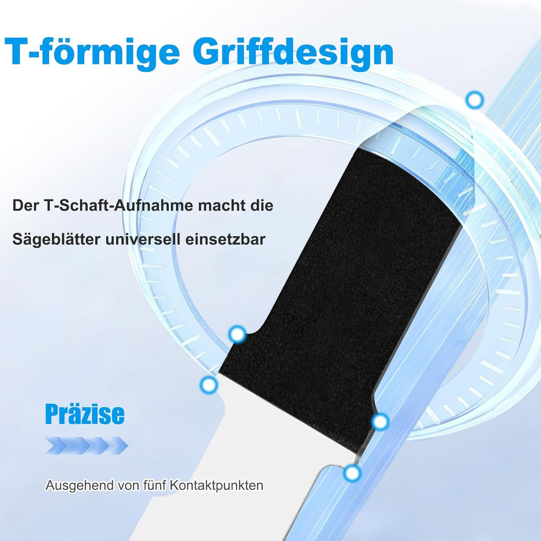 50tlgT118A Stichsägeblätter ，T-Schaft Stichsägeblatt Set mit Aufbewahrungskoffer für Metall，sägeblät