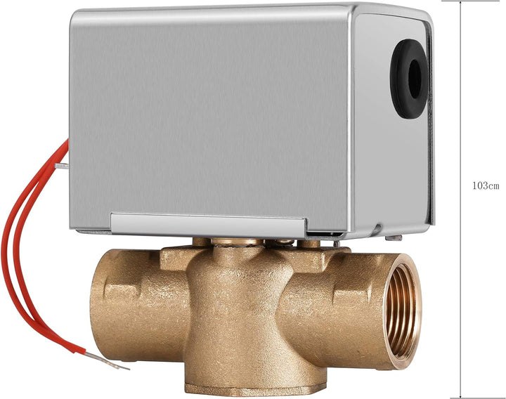 2 Wege Zonenventil 3/4 Zoll 2 Wege Ventil DN20 220V Motorisiertes Ventil 2 Drähte Normalerweise Gesc