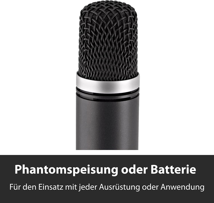 AKG C1000S MK IV Kleinmembran-Kondensatormikrofon, Vielseitig einsetzbar, umschaltbare Nieren- und H