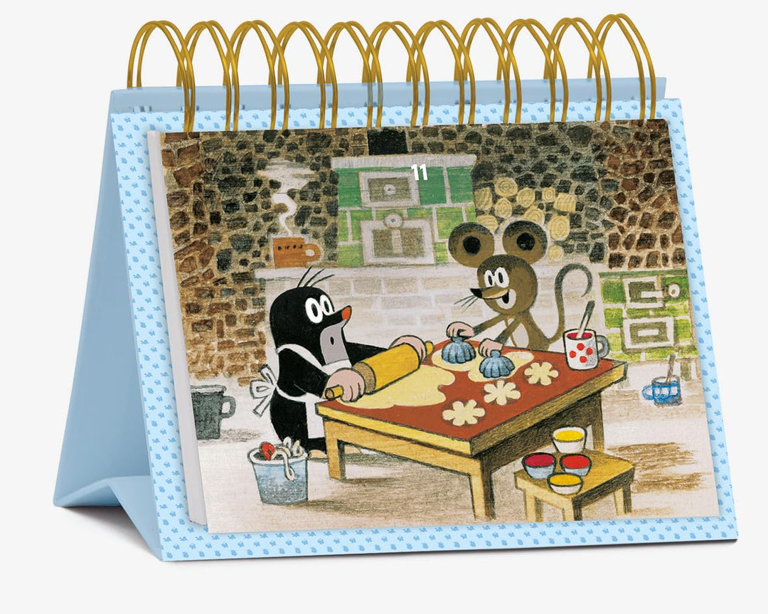 Postkarten-Adventskalender "24 Tage im Advent mit dem kleinen Maulwurf", Kalender