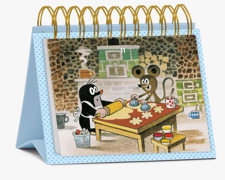 Postkarten-Adventskalender "24 Tage im Advent mit dem kleinen Maulwurf", Kalender