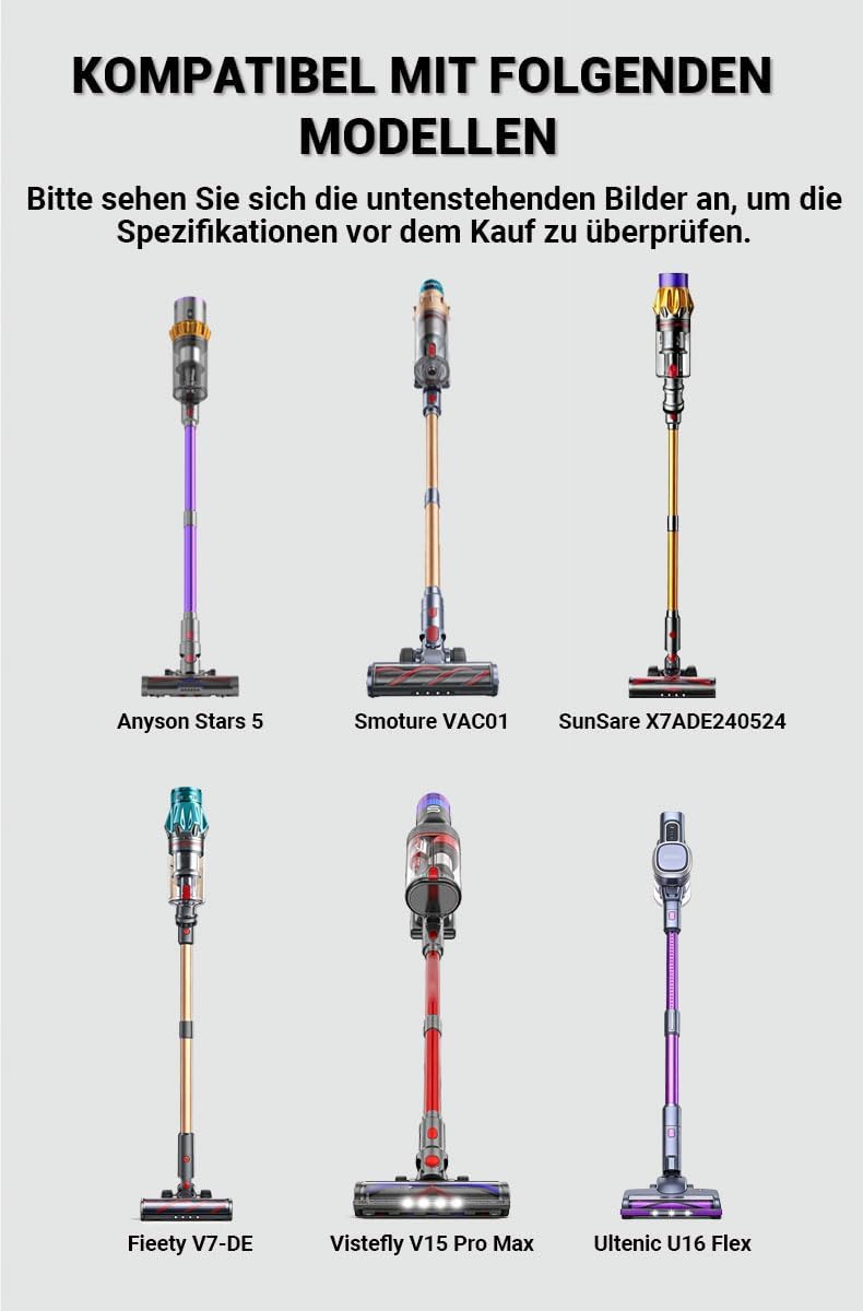 36V Ladegerät kompatibel mit Anyson Stars 5 Smoture VAC01 SunSare X7ADE240524 Ultenic U16 Flex Viste
