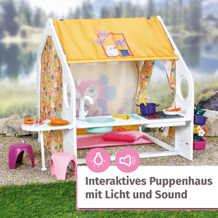 Zapf Creation 832752 Baby born Weekend Haus-interaktives Puppenhaus mit Licht - und Soundfunktion, ö